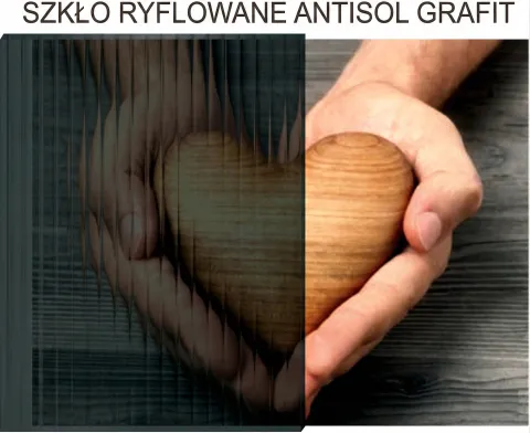 Ryflowana Antisol Grafit